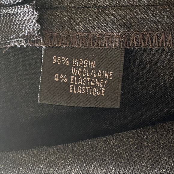 Lafayette 148 New York Stretch Virgin Wool Stanton Straight Leg Pants - Picture 8 of 8